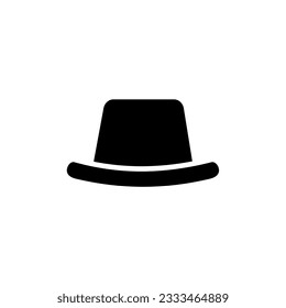 hat icon simple design in white background