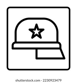 Hat Icon. Social media sign icons. Vector illustration isolated for graphic, web design, apps and websites