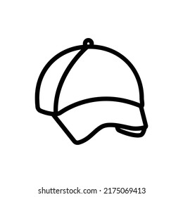 Hat icon. Suitable for accessories icon. line icon style. Simple design editable