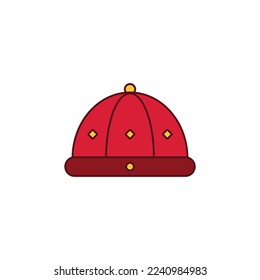 the hat icon is suitable for your web, apk or project with a chinese new year theme