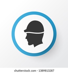 Hat icon symbol. Premium quality isolated headwear element in trendy style.