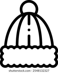hat icon. Thin Linear Style Design Isolated On White Background