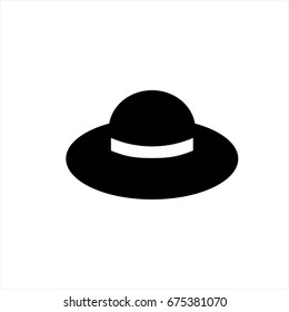 hat icon in trendy flat style isolated on background. hat icon page symbol for your web site design hat icon logo, app, UI. hat icon Vector illustration, EPS10.