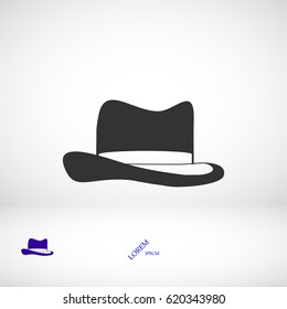 Hat icon, vector best flat icon, EPS