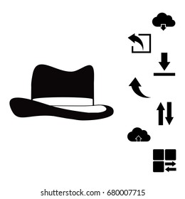 Hat icon, vector best flat icon, EPS