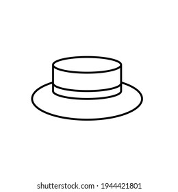 hat icon. Vector concept illustration for design.