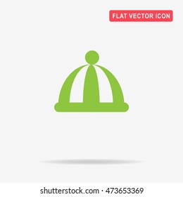 Hat icon. Vector concept illustration for design.