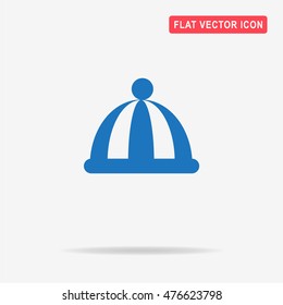Hat icon. Vector concept illustration for design.