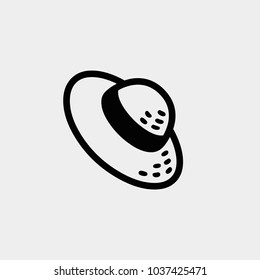 Hat icon. Vector hat. Female hat
