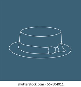 Hat icon, vector illustration design. Hats collection.