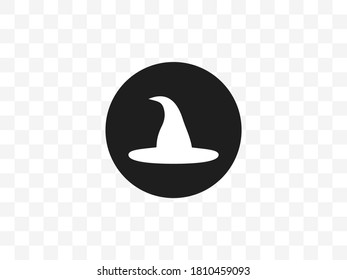 Hat icon. Vector illustration, flat design.