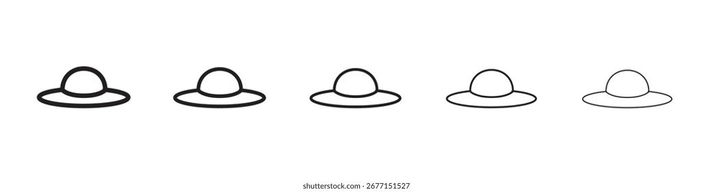 Hutsymbol, Vektorgrafik einzeln