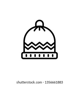 Hat Icon Vector Illustration in Line Style for Any Purpose