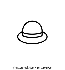 hat icon vector, illustration logo template for many purpose. Isolated on white background.