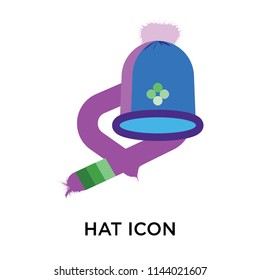 Hat icon vector isolated on white background for your web and mobile app design, Hat logo concept