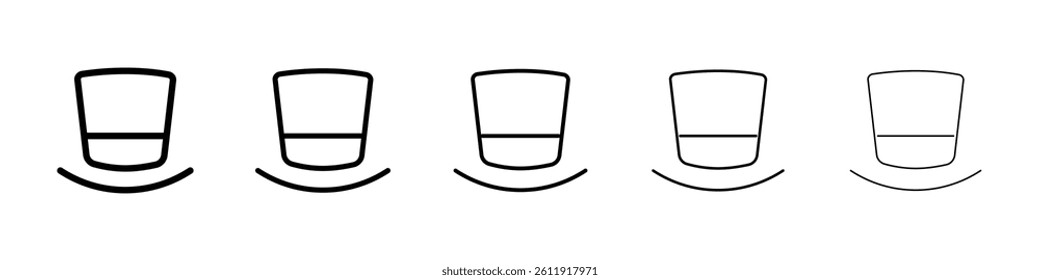 Hat icon Vector logo sign