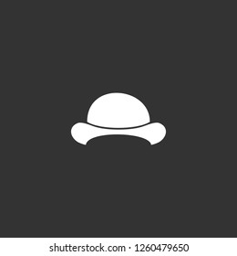 hat icon vector. hat sign on black background. hat icon for web and app