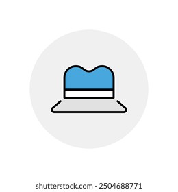 Hat icon vector stock illustration