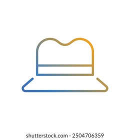 Hat icon vector stock illustration