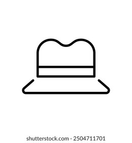 Hat icon vector stock illustration
