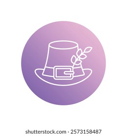 Hat icon vector stock illustration