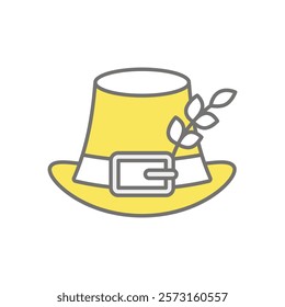 Hat icon vector stock illustration
