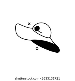 Hat Icon vector stock illustration