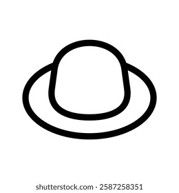 Hat Icon Vector Symbol Design Illustration