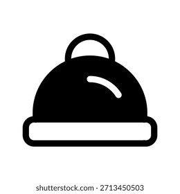 Ilustración de diseño de símbolo de Vector de icono de sombrero