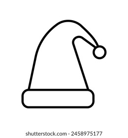 hat icon with white background vector stock illustration