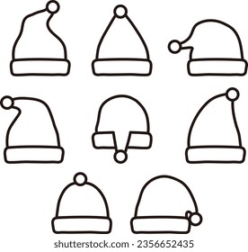 Hat illustration set :  vector