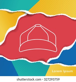 hat line icon