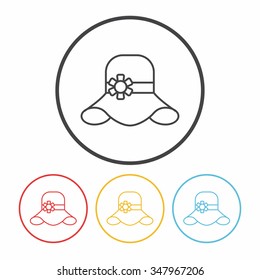 hat line icon