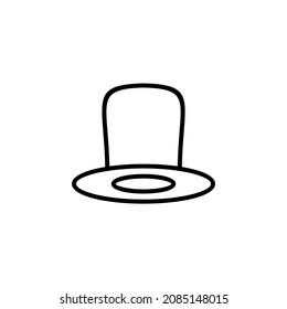 Hat Line Icon, Vector, Illustration, Logo Template. Suitable For Many Purposes.