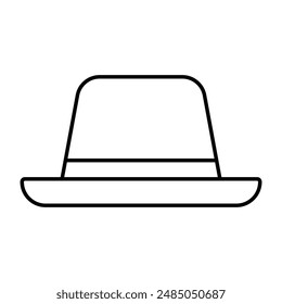 Hutzeilensymbol. Vektorillustration.