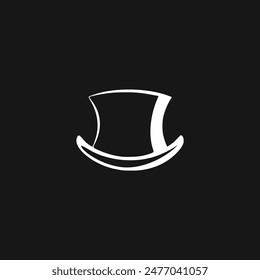 hat line professional business logo vector illustration template design