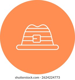 Hat Line vector Icon Design