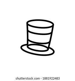 Hat Linear icon in vector. Logotype