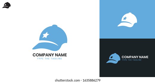 Hat Logo - All elements on this template are editable with vector software