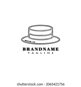 hat logo cartoon icon design template modern isolated vector illustration