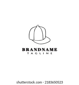 hat logo cartoon icon design template black modern isolated illustration