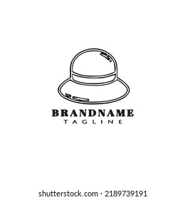 plantilla de diseño de iconos de dibujos animados del logotipo negro ilustración vectorial aislada moderna
