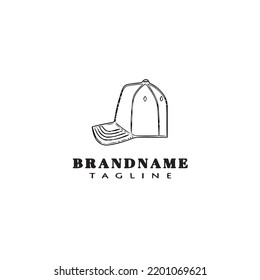 hat logo cartoon icon design template flat modern isolated vector illustration