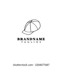 hat logo cartoon icon design template black modern isolated vector illustration