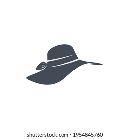 Hat logo design vector illustration, Creative Hat logo design concept template, symbols icons