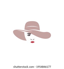 Hat logo design vector illustration, Creative Hat logo design concept template, symbols icons