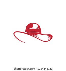 Hat logo design vector illustration, Creative Hat logo design concept template, symbols icons