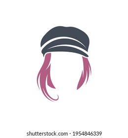 Hat logo design vector illustration, Creative Hat logo design concept template, symbols icons