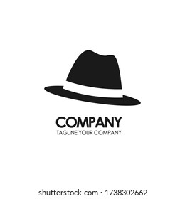 Hat Logo Design Vector Hat White Stock Vector (Royalty Free) 1738302662 ...
