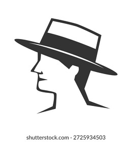 Hat logo icon design template